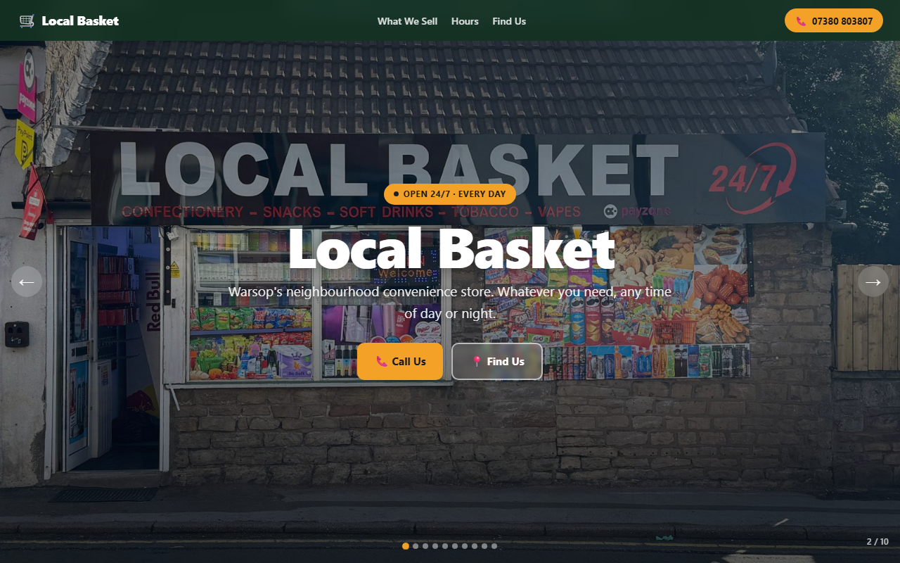 Local Basket screenshot